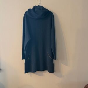 Soft Surroundings Deep Blue Cowl Neck Sweater Size 2X